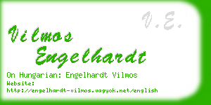 vilmos engelhardt business card